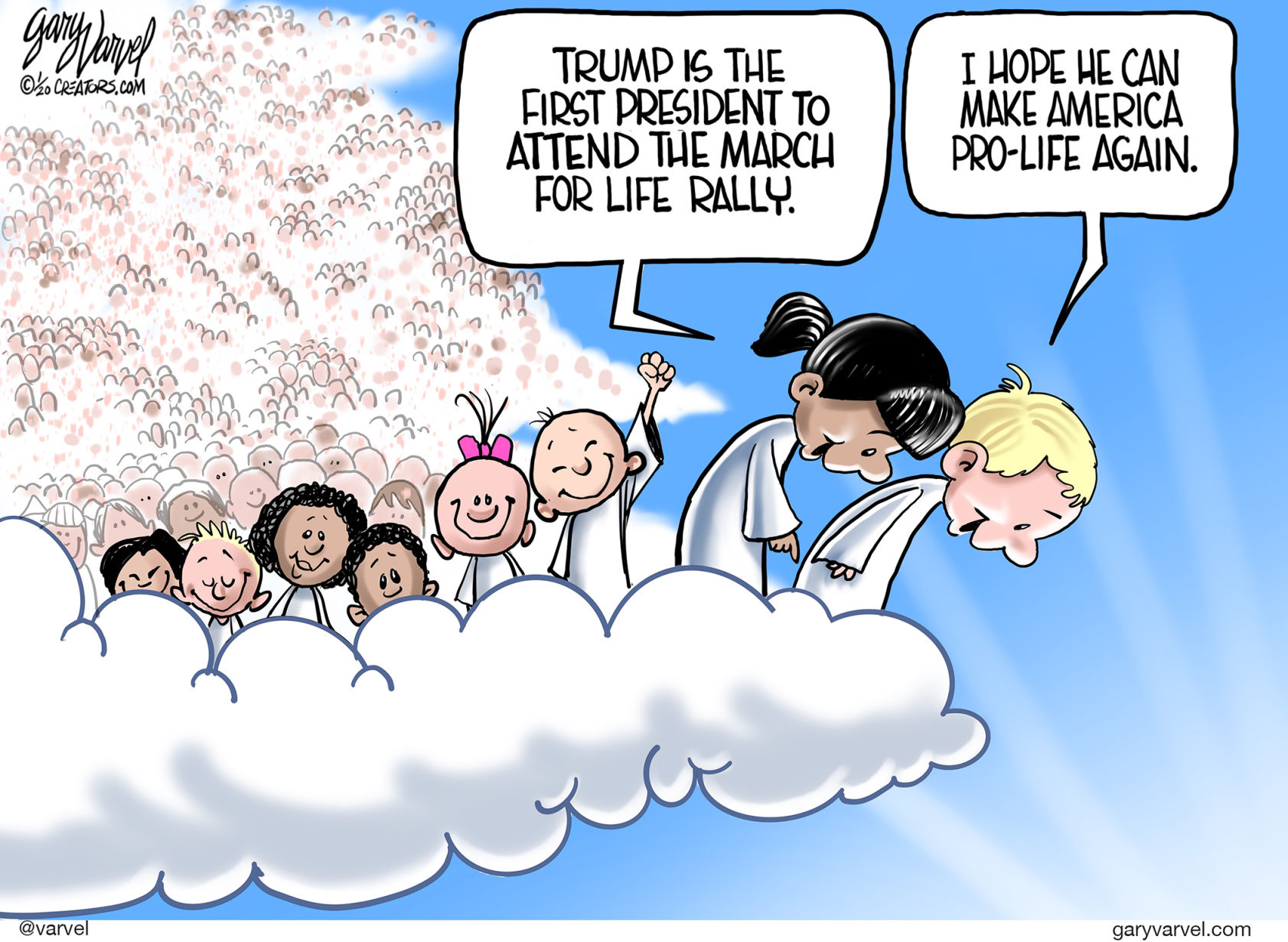 The latest editorial cartoon